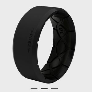 GROOVE RING ZEUS MIDNIGHT BLACK Silicone RING size 8